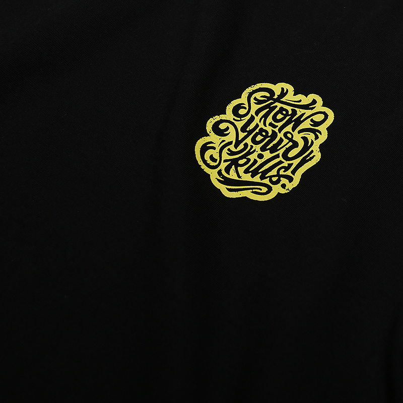 мужская черная футболка Skills Calligraphy Calligraphy-black - цена, описание, фото 2